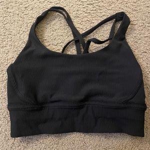 Lululemon Ribbed Emery Longline Bra